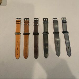Mens OUHENG Apple Watch Bands 45mm (Lot Of 6)